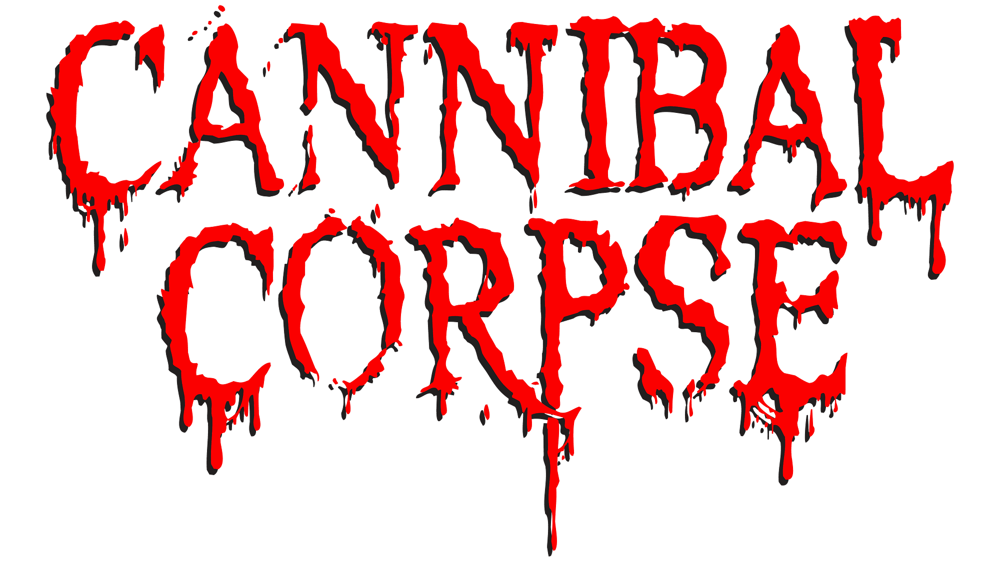 Cannibal Corpse Logo Red