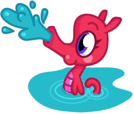 Stanley the Songful Seahorse Spitting Water