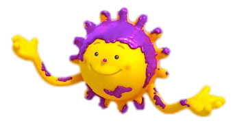 Cloudbabies Sun Full Of Purple Paint