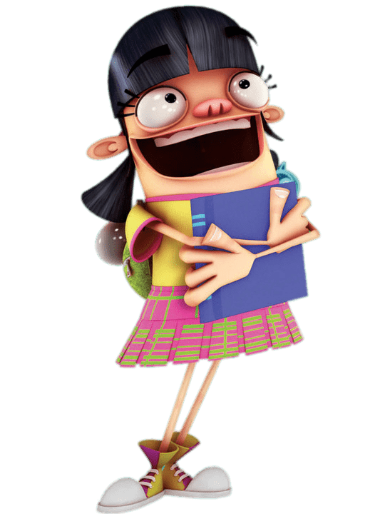 Fanboy Character Yo Holding A Book