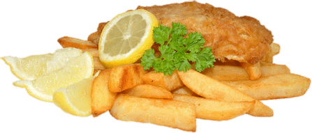 Portion Of Fish and Chips