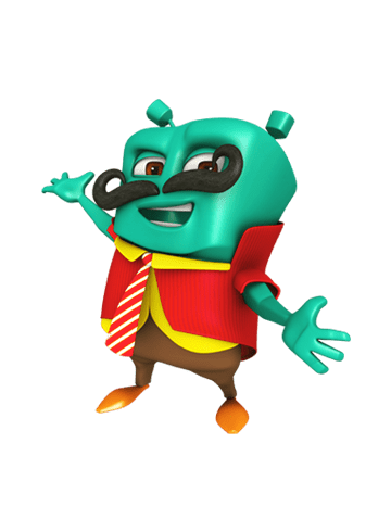 BoBoiBoy Character With Mustache