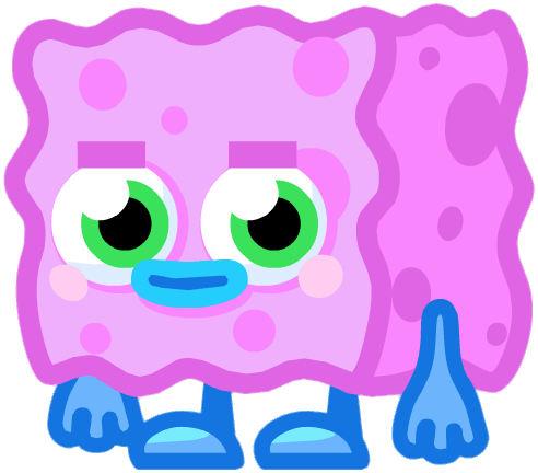 Bentley the Supah Loofah Turned Sideways