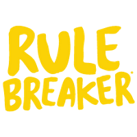Rule Breaker logo yellow