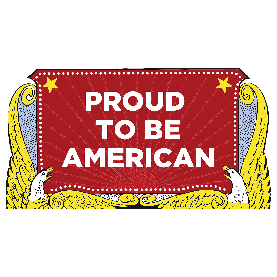 Proud To Be American Sticker