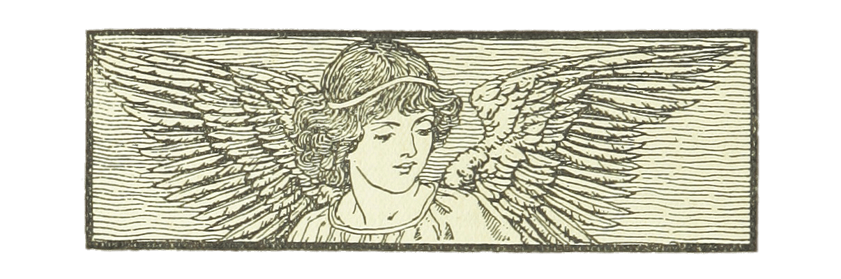 Angel Retro Banner Sign