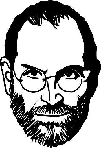 Abstract Portrait of Steve Jobs