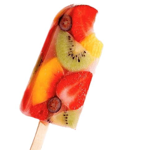 Homemade Fresh Fruit Popsicle