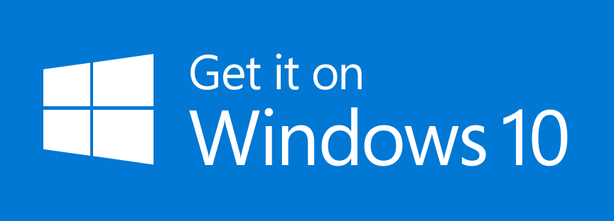 Get It on Windows 10 Badge