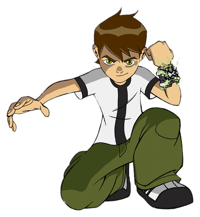 Ben 10 Showing the Omnitrix
