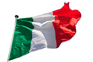 Italian Flag Waving