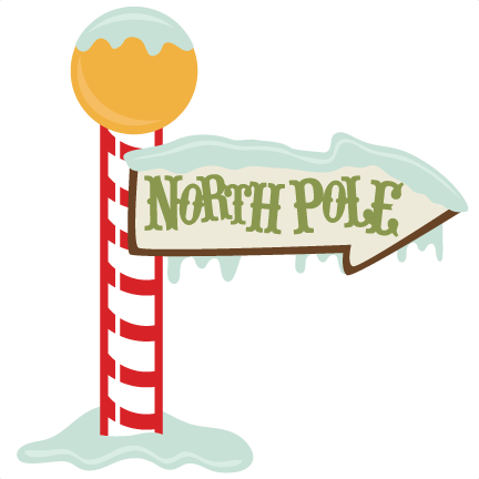 North Pole Sign Santa Claus