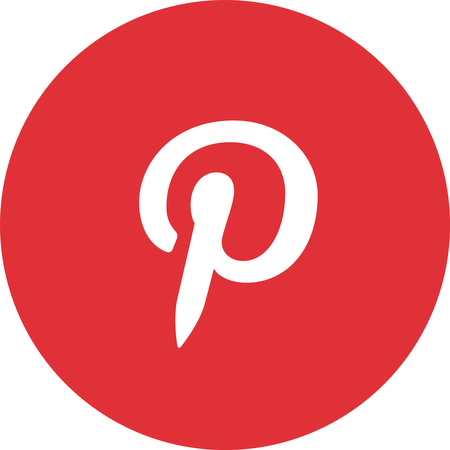 Pinterest Circle Fat Icon