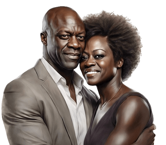 Viola Davis and Julius Tennon