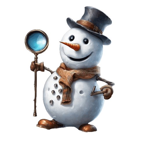 Detective Snowman