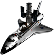 Shuttle In Space