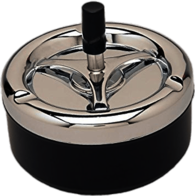 Round Push Down Ashtray