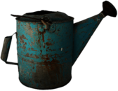 Rusty Turquoise Watering Can