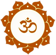 Mantra Om In Golden Lotus Flower