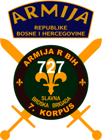 727. slavna brdska brigada armija BiH