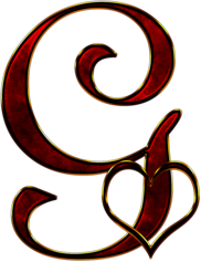 Valentine Capital Letter G
