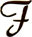 Capital Letter F Red