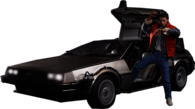 Delorean Marty Back To The Future