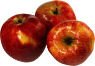 Three Red Apples