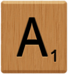 Scrabble Tile A