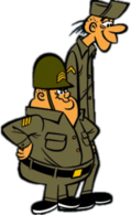 Sergeant Blast and Private Meekly