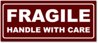 Fragile Handle With Care Sign