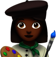 Female Painter Apple Emoji