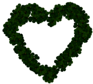 Heart Made Of Many Shamrocks