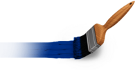 Blue Paint Brush