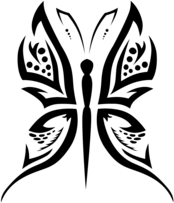 Long Butterfly Tattoo