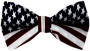 American Flag Bow Tie