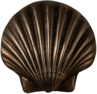 Metal Scalloped Seashell