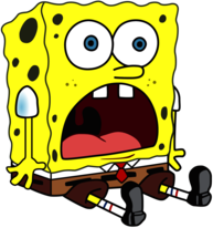Spongebob Sitting