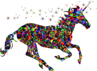 Fantasy Unicorn Multicolour