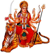 Goddess Durga Maa Tiger