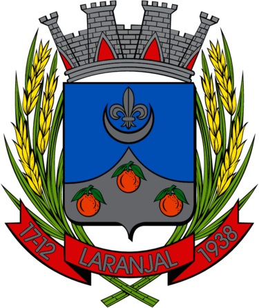 Brasão Município de Laranjal / Minas Gerais / Brasil