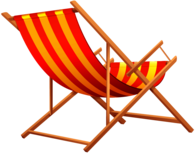 Orange Beach Lounge Chair