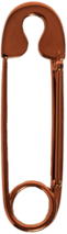 Bronze Coloured Safety Pin