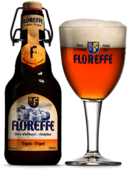Floreffe Beer Triple With Glass