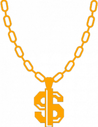Thug Life Chain Dollar Sign