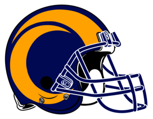 Los Angeles Rams helmet 2020-