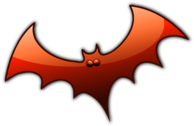 Orange Bat Halloween