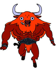 Adventure Time Mannish Man the Bull