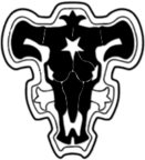 Black Clover Black Bull Squad black and white