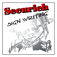 Securich sign writing